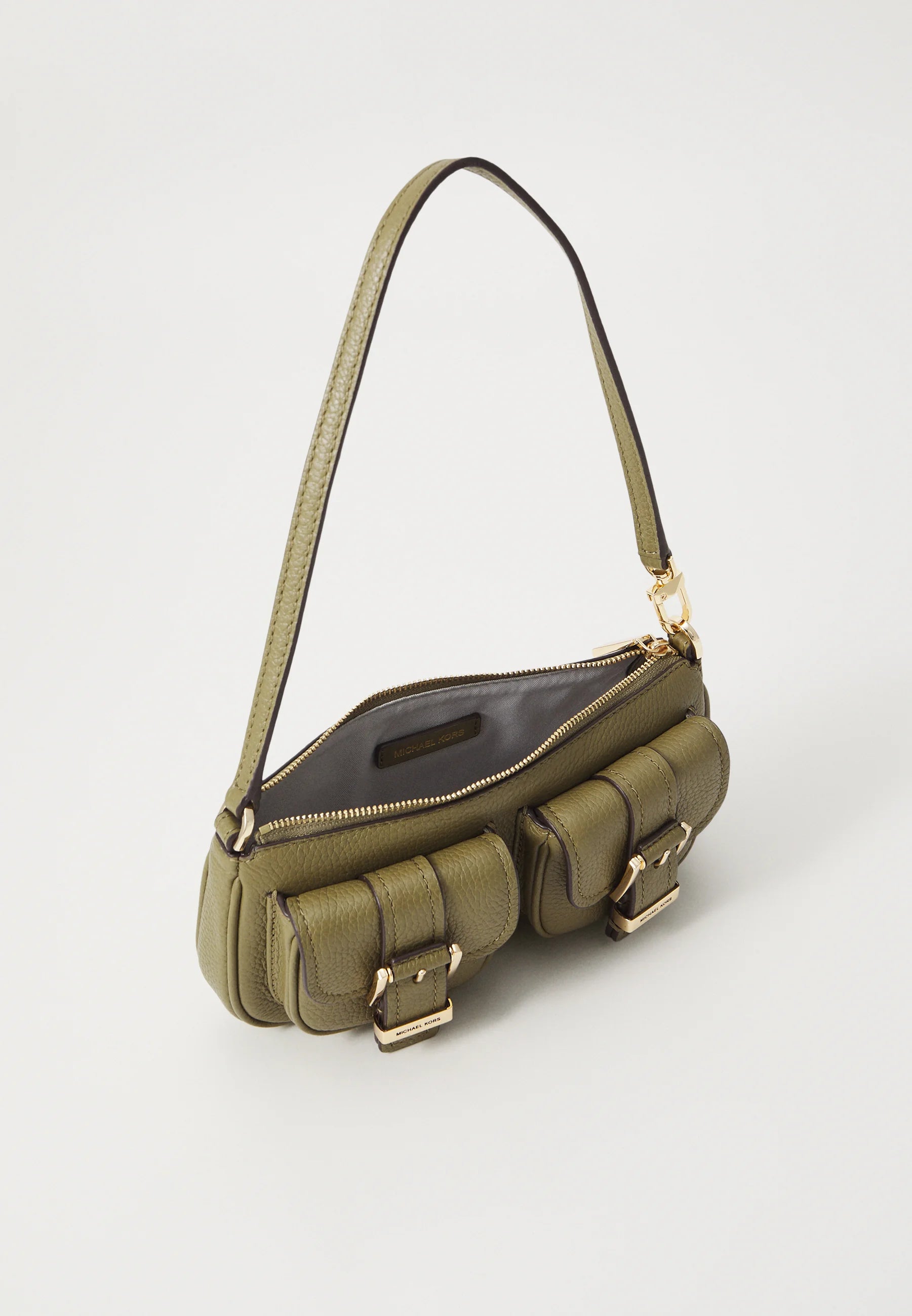 Michael Kors Zoe Small Pebbled Leather Pochette