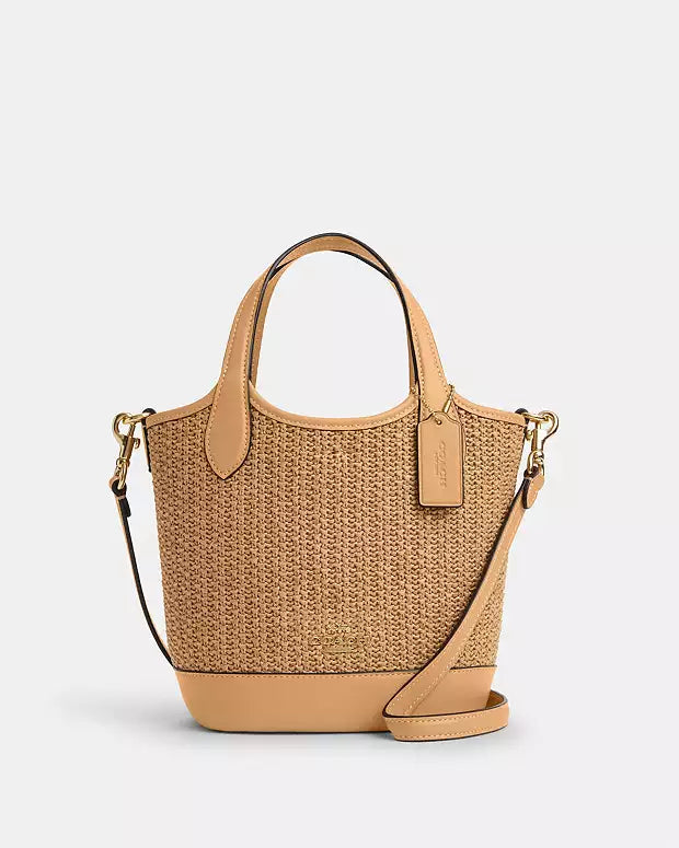 Coach Hannah Bucket Bag - Latte Multi
