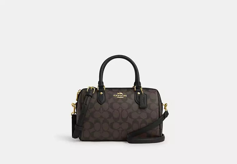 Coach Rowan Satchel - Dark Brown