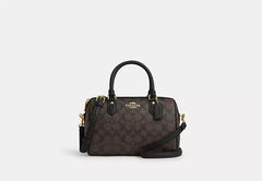 Coach Rowan Satchel - Dark Brown
