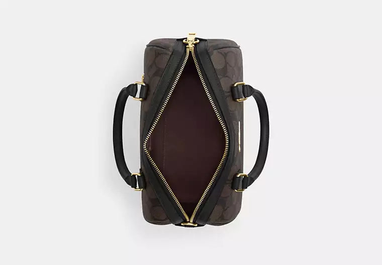 Coach Rowan Satchel - Dark Brown