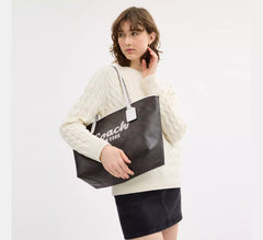 Coach Women's City Tote Bag with Coach Graphic