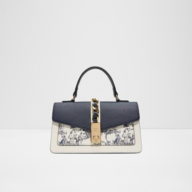 ALDO Parkryn satchel handbag - Blue and White