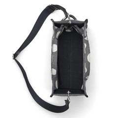 Marc Jacobs The Spots Jacquard Small Tote - Black and Ivory